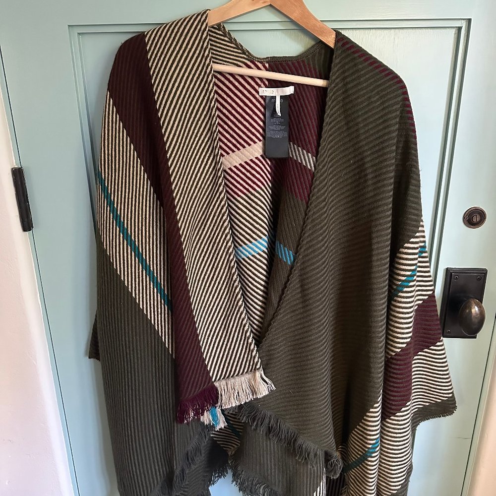 Maje wool cape